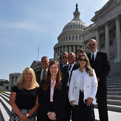Members of IDF's Board of Trustees and IDF CEO and President Jorey Berry on Capitol Hill.