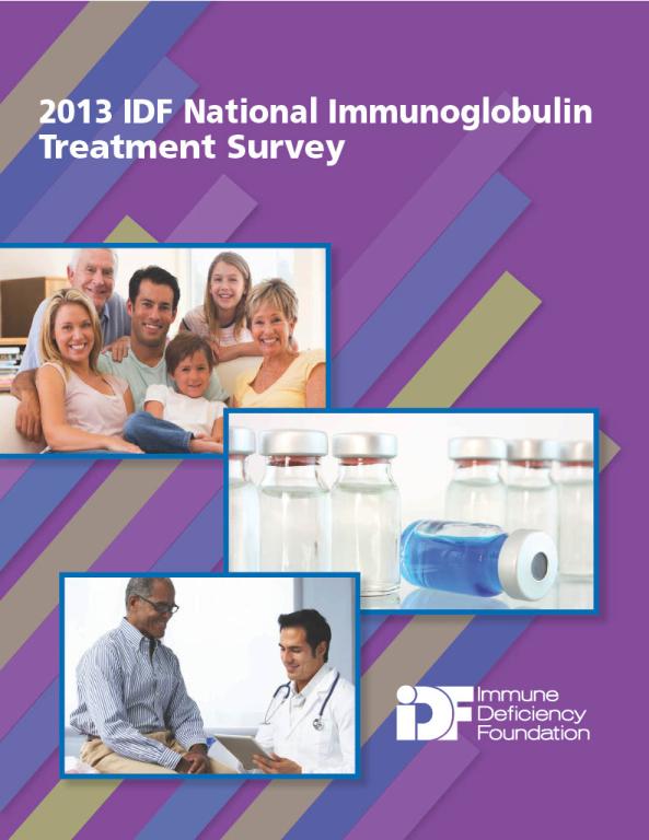 2013 IDF National Immunoglobulin Treatment Survey