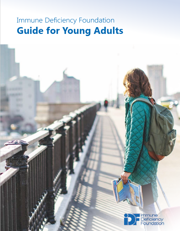 PDF thumbnail - Immune Deficiency Foundation Guide for Young Adults