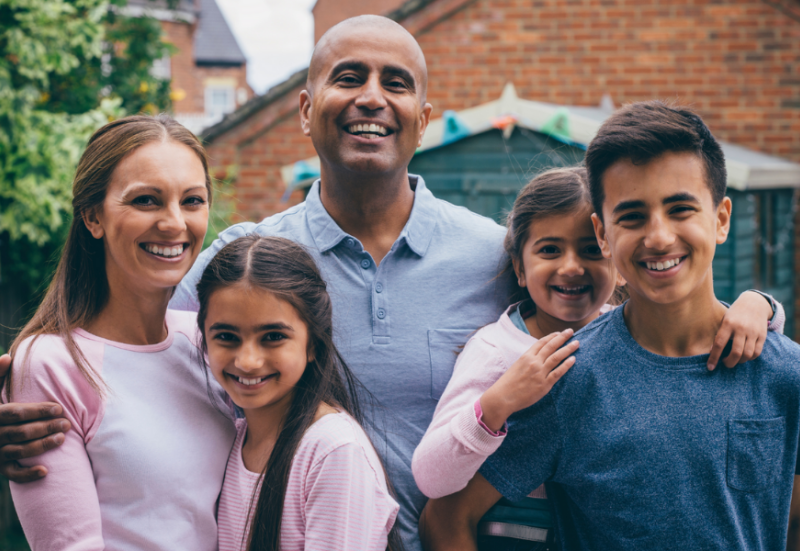 family picture for genetic testing page