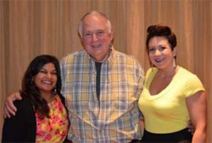 Dr. Michael Blaese with Ashanti DeSilva and Cindy Kisik at the 2013 IDF Conference.