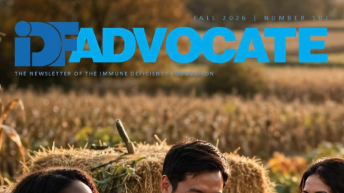 close up of cover of fall 2026 advocate newsletter
