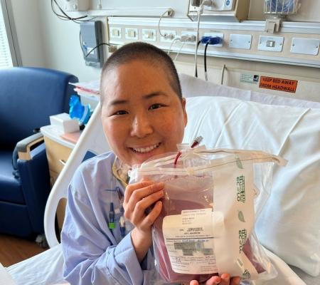 Irene Chen with cells