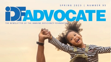 Top of the spring 2023 edition of the IDF ADVOCATE.