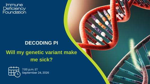 Thumbnail with text reading "Decoding PI: Will my genetic variant make me sick?"