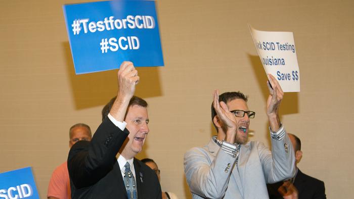 SCID rally at the 2015 IDF National Conference.